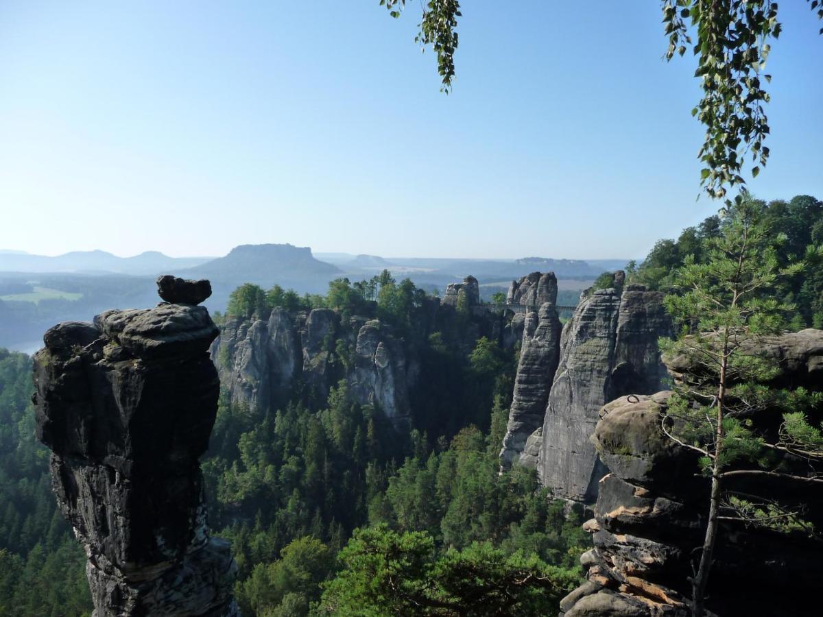 4-Bettzimmer Saechsische Schweiz Mittelndorf Exterior foto